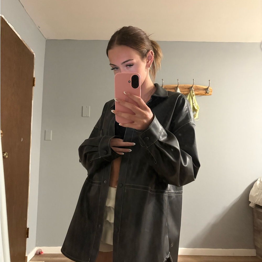 Women's Black Leather Jacket